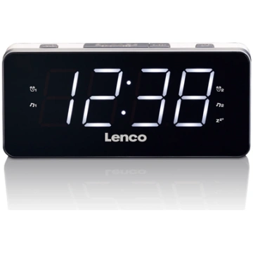 Radio pulkstenis Lenco CR-18 WHITE CR-18 White