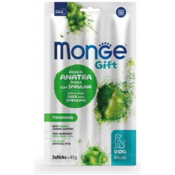 Monge Gift Dog Sticks Training Duck With Spiruline