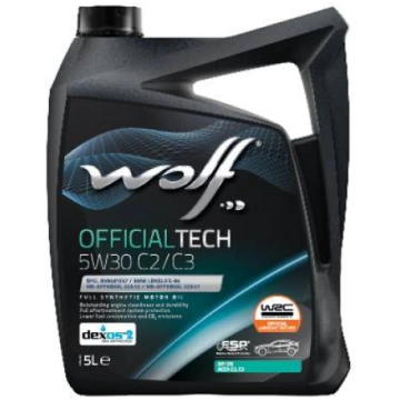 WOLF OFFICIALTECH 5W30 C2/C3 5L