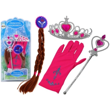 Mazās princeses aksesuāru komplekts, zizlis, cimds