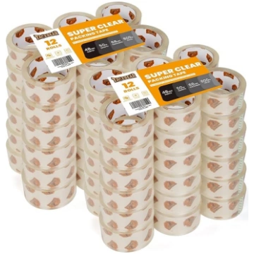 TAPEBEAR 72 paku lentes ruļļi Super caurspīdīga pa