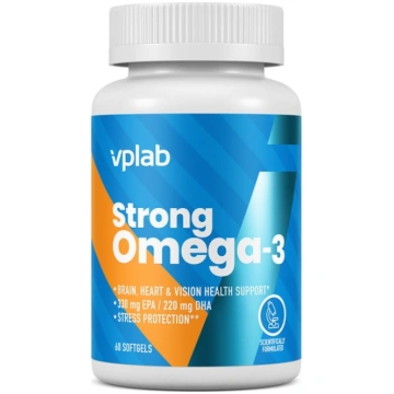 VPLAB Strong Omega 3 mīkstās kapsulas N60