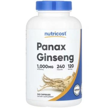 Nutricost, Panax Ginseng, 240 Capsules (500 mg per