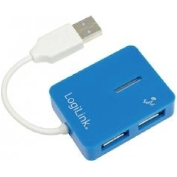 LOGILINK - Hub USB 2.0 ""smile"" blue UA0136