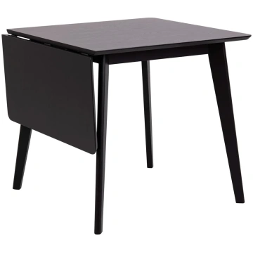 Galds izvelkams Roxby, melna krās., 80 - 120 cm x 