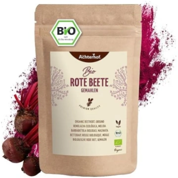 Bioloģiskais sarkano biešu pulveris, 100 g — ar ze