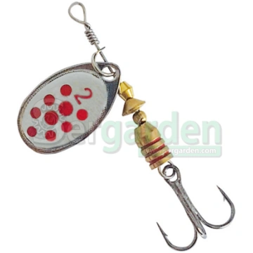 SPINNER AGLIA ARGENTO PUNTI ROSSI N° 2 GR 4.5 shop
