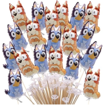 Toyland® 20 balonu iepakojums - Bluey & Bingo Mini