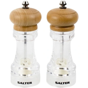 Sāls un piparu dzirnaviņas Salter Beech Wood Mills