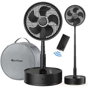 Marchpower klusais grīdas ventilators Regulējams a