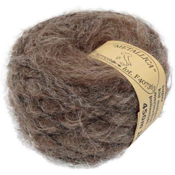 Dzija Metallica - marrone, 100g / 450m