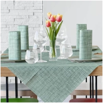 Tovaglia Tnt Greta Verde Plus cm. 100x100 - 100 pz