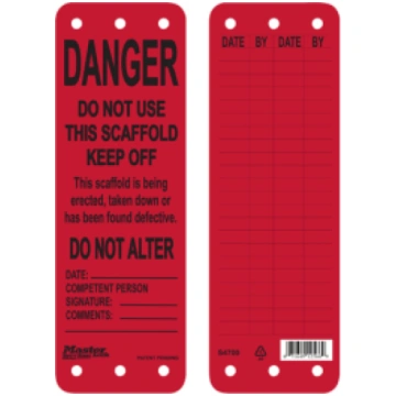 S4700 | Scaffold Tags - "Danger - Do not Use" Mast