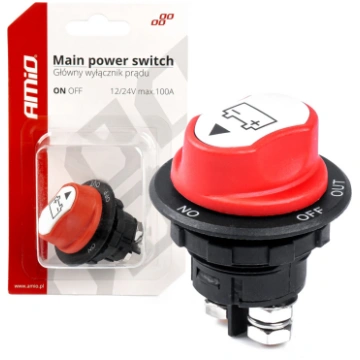 Main power switch 12/32V max 100A peak 500A AMIO 0
