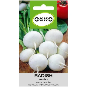 Sēklas Okko, redīsi Sniežka, 2 g