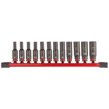 1/4" Muciņa homogēns 12 gab. Sliede MILWAUKEE