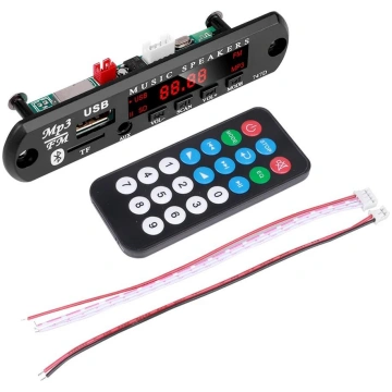 DC 6V-24V Bluetooth 5.0 MP3 atskaņotāja dekodera p