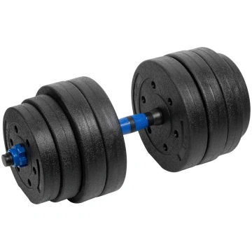 REBEL ACTIVE Adjustable bituminous dumbbell with c