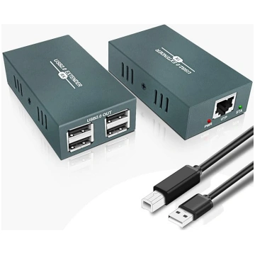 GREATHTEK USB 2.0 Extender, USB pār Ethernet Cat 5