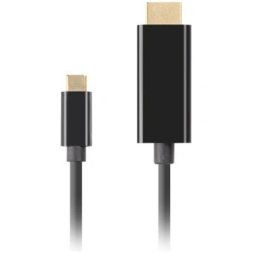 LANBERG KABELIS USB-C(M)->HDMI(M) 1M 4K 60HZ MELNS