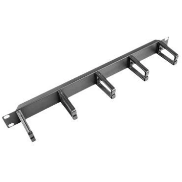 Lanberg 19" cable management panel with 5 plastic
