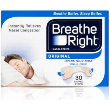 Pretkrākšanas plāksnītes Breathe right, 30gab