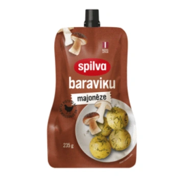 Majonēze SPILVA baraviku 250ml stāvpaka