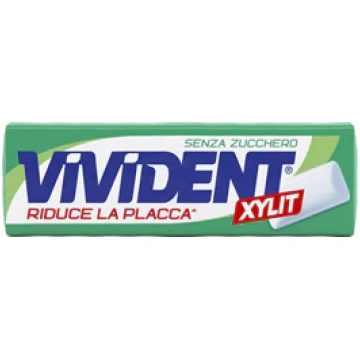 Vivident Xylit Green Mint Perfetti 40Pz
