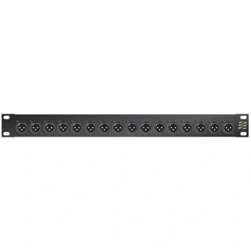 Sommer cable Audio-connection panel XLR , 1 HE, 12