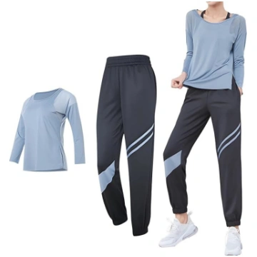 Pilates komplekts sievietēm Divdaļīgs melns X-Larg