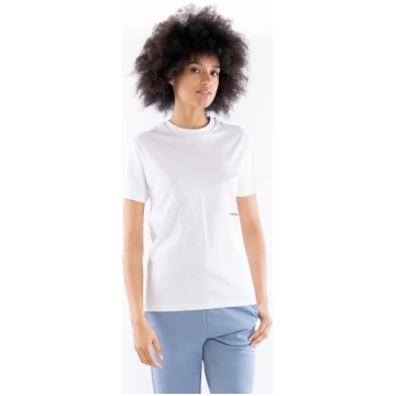 T-shirt mezza manica basica bianca