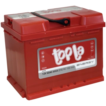 Akumulators Topla Energy, 12 V, 60 Ah, 600 A