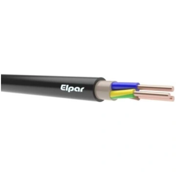 5x10 CYKY-J (O) 450/750 V ELPAR KABELIS melns