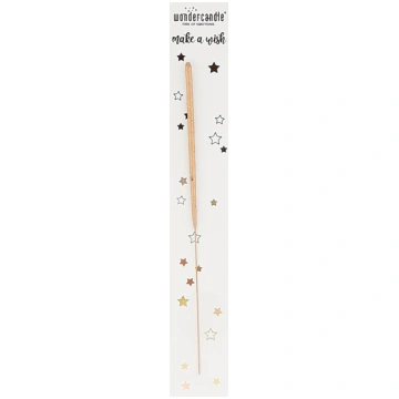 Brīnumsvece Make a Wish, 18 cm, rozā zelta krāsa