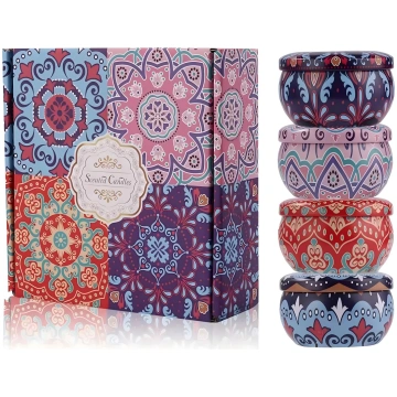 Extralink HOME Set of 4 Soy-Scented Gift Candles +