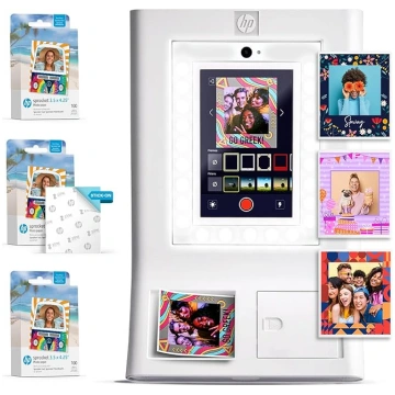 HP Sprocket Photo Box Machine Instant Colour Photo