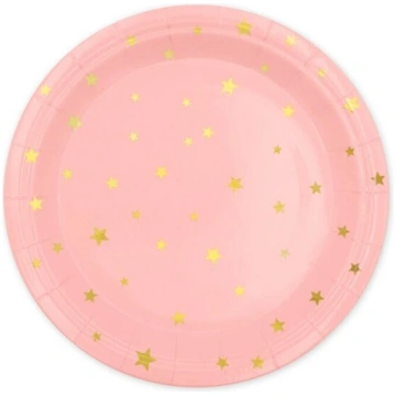 Vienreizējās lietošanas papīra šķīvji 18 cm, krāsa