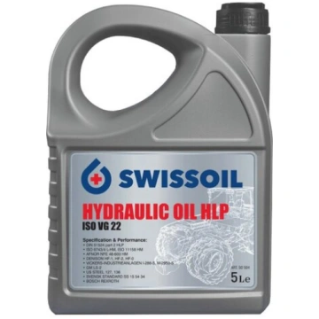 Hidrauliskā eļļa HLP ISO VG 22, 5L Swissoil