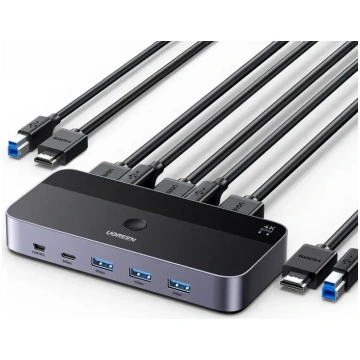 Ugreen CM664 2-in-1 HDMI / USB-A / USB-B / USB-C /