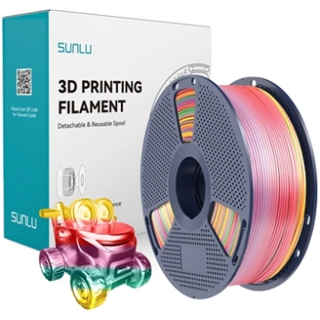 Sunlu PLA+ Silk Filament (Rainbow 01) PLA+ Silk R 