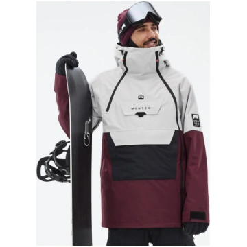 Montec Doom Snowboard Jacket Men Light Grey/Black/