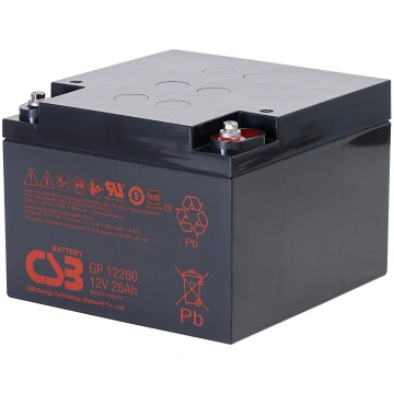 Akumulators 12V 26Ah Pb CSB CSB Battery
