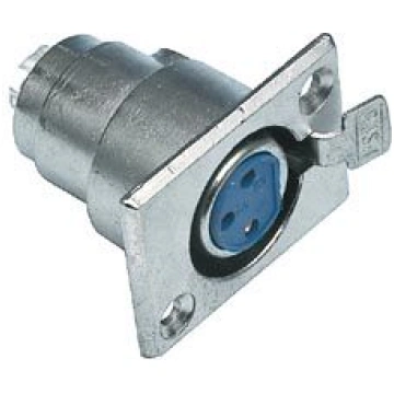 Ligzda mikrofonam korpusā 3pin. XLR GOOBAY