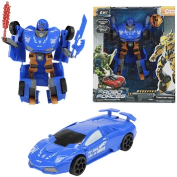 Roboforces Transformers mašīna, zils