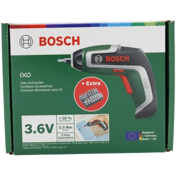 Bosch Powertools Akkuschrauber IXO 7 Bit-Set 3,6Vo