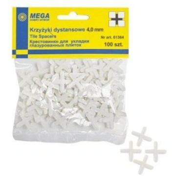 Mega Krustiņi flīzēm 5613646, 100 gab., plastmasa,