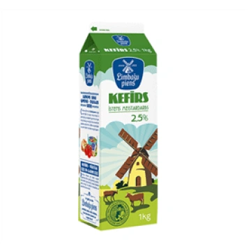 Kefīrs LIMBAŽU PIENS 2,5% 1kg
