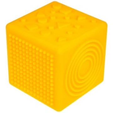 Sensorais attīstības kubs dzeltens Tullo 468