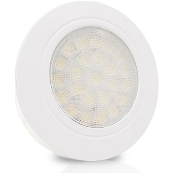 Lucca LED mēbeļu iebūvējamie prožektori balti apaļ