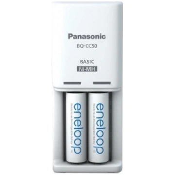 PANASONIC Eneloop Compact Baterijas Lādētājs + 2x